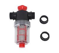 Ejoyous Irrigation Water Pump Filter, 304 Stainless Steel Inline Strainer with Double Layer Mesh, High Garden Hose Filter for Lawn Irrigation Pump Pipeline Use (25mm Interface (G1 Pipe))