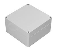 Ejoyous Junction Box, ABS Junction Box IP65 90 X 160 X 160mm, Flame Retardant Plastic Electronic Project Case for Outdoor Power Distribution Control Equipment