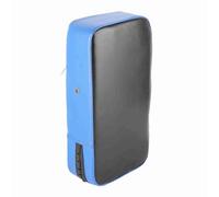 Ejoyous Kicking Pad Taekwondo Boxing Kicking Curve Pad Foot Target Kick Shield Strike PU Leather Grip Bar Compression Band Metal Rings Hook Loop for Training (Blue)