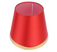 Ejoyous Lampshade Decoration, Classic and Advanced Style Fabric Lampshade Iron+Fabric+Composite PVC E27 for Table Lamp Bedroom Study (PX134 red)