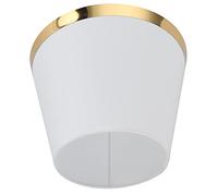 Ejoyous Lampshade Decoration, Classic and Advanced Style Fabric Lampshade Iron+Fabric+Composite PVC E27 for Table Lamp Bedroom Study (PX129 White)