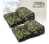 Ejoyous Large Military Camouflage Net, 3 * 5m Hunting Shooting Camping Optical Camouflage Cover, 150D Oxford Fabric Jungle Camouflage Cover Net Camo Netting Outdoor Camouflage Accessory