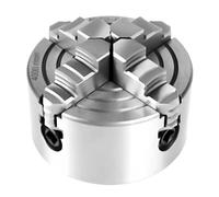 Ejoyous Lathe Chuck, Jaw Independent 4 Claw Mandrel Chuck Turning Machine K72-80 Manual Adjustable Reversible Jaw, for Metal Lathe with Hex Wrench Screws