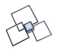 Ejoyous LED Ceiling Light Dimmable 3000K-6000K Geometric Design Smart Home App Remote Control Decorative Chandelier Lamp for Bedroom Living Room Office