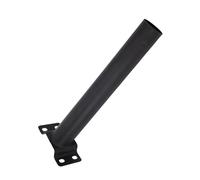 Ejoyous Light Pole Mount, Galvanized Alloy Steel Solar Light Pole Mounting Bracket 48mm X 400mm, 180 Degree Adjustable Wall Mounted Arm for Street on Walls Poles Trees