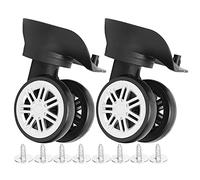 Ejoyous Luggage Wheels Replacement, 1 Pair Spare Caster for Suitcase Wheel Repair Durable Travel Suitcase Mute Casters Rolling Wheels Baggage Castors Parts
