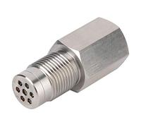 Ejoyous M18x1.5 Oxygen Sensor Extender, Stainless Steel Car Universal Adapter Spacer with Polished Front Surfaces, for Most Vehicles Fitting M18x1.5 Sensor Hole