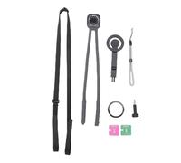 Ejoyous Magnetic Neck Mount, Silicone Stainless Steel POV Phone Holder with 12 Magnets, One Button Arrow Storage Case, Horizontal Vertical for Vlog Recording Cycling Skiing