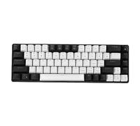Ejoyous Mechanical Computer Keyboard, 50 Million Keystroke Life Mechanical Gaming Keyboard 68 Key Wired Ice Blue Backlight for Office for Home for OS X (Black White)