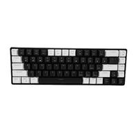 Ejoyous Mechanical Computer Keyboard, 50 Million Keystroke Life Mechanical Gaming Keyboard 68 Key Wired Ice Blue Backlight for Office for Home for OS X (White and Black)