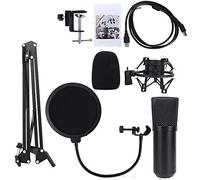 Ejoyous Microphone with Stand, USB Microphone Condenser Microphone Kit, Professional Cardioid Condenser Podcast Microphone for Broadcast, Recording, Gaming, YouTube