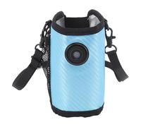 Ejoyous Milk Bottle Warmer Bag PU Leather Baby Bottle Warmer with Digital Display 23 Temperature Levels 100.4 to 140 Fahrenheit Fast Heating for Home Car Travel Night Feeding (Sky Blue)