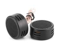 Ejoyous Mini Car Tweeter Speaker, 12V High Power Loud Clear Sound, 2pcs Portable Dome Tweeter for Car Audio System 500W