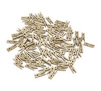 Ejoyous Mini Clothes Pins for Photo, 300 Pcs 1 Inch/2.5 Cm Small Clips for Crafts Display Wall Decoration Scrapbook Picture Postcard Note Wood Clamp