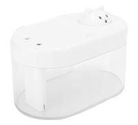 Ejoyous Mini Humidifier USB Air Humidifier 1L Ultrasonic Double Spray 2000mAh Battery 10H Runtime Night Light Low Noise for Home Office Bedroom Desktop Use (White)