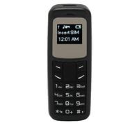 Ejoyous Mini Mobile Phone with Bluetooth Headset, Small 2G Worldwide Cell Phone for SIM & MP3, 0.66inch Display - Black