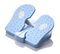 Ejoyous Mini Stepper for Home, Foot Stepper Machine Desk Trainer Foldable Lightweight with Massage Points for Leg and Ankle Training At Home or Office (Light Blue)