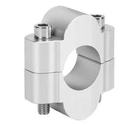 Ejoyous Motorcycle Handle Bar Riser Clamp, Anodized Aluminum 28mm Handlebar Riser, 52mm Rise 23mm Backward, Improved Riding Position and Control for TENERE 700 XT700Z 2019-2022 (Silver)
