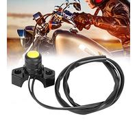 Ejoyous Motorcycle Handlebar Engine Start Stop Kill Button Switch, Aluminum Housing, Design, Fits Most 22mm Handlebars for ATV Dirt Bikes (A)