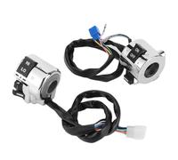Ejoyous Motorcycle Handlebar Switch, 1 Pair Motorcycle Handlebar Control Switch for Turn Signal Headlight Horn, Mount on 25mm Handle Universal for Motorbike Electric Scooter ATV