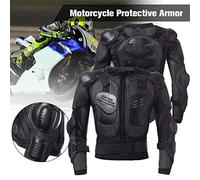 Ejoyous Motorcycle Protective Jacket Armor Motocross Spine Chest Protector with Adjustable Waist Belt for Motorcycle Bike Riding Black (XL)