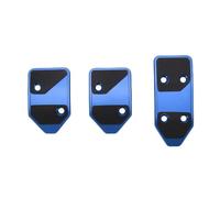 Ejoyous Non Slip Car Pedal Covers, Aluminum Rubber Pedal Pads Set for Cars - Enhance Control and Comfort for Driving (Blue)