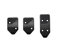 Ejoyous Non Slip Car Pedal Covers, Aluminum Rubber Pedal Pads Set for Cars - Enhance Control and Comfort for Driving (Black)