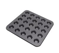 Ejoyous Nonstick Mini Muffin Pans Carbon Steel Mini Cupcake Pan 35 X 25 X 20 Mm PTFE Coating Easy Release Uniform Heating for Muffins Cupcakes Tarts Cookies Home Bakers (25 Grids)