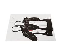 Ejoyous Paper Targets 45x32cm Heavyweight Hanging Sheets (Hostages Holding)