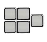 Ejoyous PC Chassis Fan Dust Filter Mesh, Case Fan Dust Mesh Cover Pressure Resistant 140mm Easy Installation 5pcs Nylon for Computer (Black)