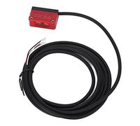 Ejoyous Photoelectric Sensor ABS Brass Background Suppression Sensor NPN NO NC 10 to 30V DC 0.5 to 300mm 2m Cable for Assembly Line Machine Tool Automation Equipment