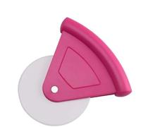 Ejoyous Pizza Cutter, Plastic Pizza Wheel, Cake Wheel, Food Grade, Practical, Safe, Heat-Resistant with Handle for Cutting Pizza, Cake, Bread (Pink)