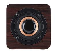 Ejoyous Portable Bluetooth Speaker, ABS Woodiness Bluetooth Speaker with BT 4.2, 3W HI FI Sound, 1200mAh Battery, 6 to 8H Playtime, Compact Loudspeaker Box for Home Travel Students