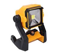 Ejoyous Portable LED Work Light ABS Battery Powered LED Worklight 32F White Light 0 to 3000LM 150 Degree Beam 66ft Range for Camping Car Repair Emergency Use