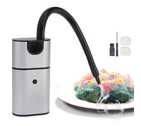 Ejoyous Portable Smoking Machine, Aluminum Alloy, Cold Food Smoke Infuser for Meat Seafood Cocktails 125x65x35mm (As Shown)