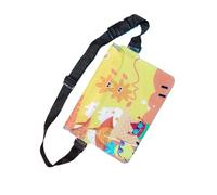 Ejoyous PVC Phone Pouch, Phone Waist Pack with Adjustable Strap, 25 X 15 Cm Dry Storage for Wallet Passport, Beach Boating Swimming for Men Women Kids (Yellow)