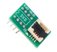Ejoyous QFN8 to DIP8 Socket Adapter PCB IC Programmer Converter 8x6mm for Chip Testing Programming and Burn in Supports 185 to 302°F for Electronics Engineers and Repair Work
