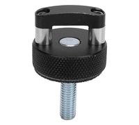 Ejoyous Quick Removal Thumb Screw, Steel Billet Aluminum, M8 1.25 Thread for Bronco 2dr 4dr, Easy Install, Built-in D Ring and High Strength Design (Black)
