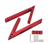 Ejoyous Rear Grab Handle Aluminum Rear Grab Bar Replacement Set Bolt On Entry Support Resistant Finish for 2007 to 2018 JK Unlimited Sport Sahara Rubicon (Red)
