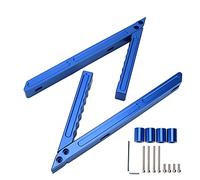 Ejoyous Rear Grab Handle Aluminum Rear Grab Bar Replacement Set Bolt On Entry Support Resistant Finish for 2007 to 2018 JK Unlimited Sport Sahara Rubicon (Blue)