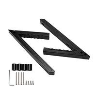 Ejoyous Rear Grab Handle Aluminum Rear Grab Bar Replacement Set Bolt On Entry Support Resistant Finish for 2007 to 2018 JK Unlimited Sport Sahara Rubicon (Black)