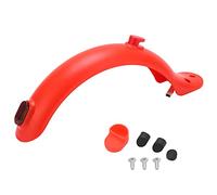 Ejoyous Rear Mudguard, Electric Scooter Rear Mudguard Rear Splash Guard Scooter Replacement Rear with Hook and Taillight for M365/M365 PRO/Xiaomi 1S/LITE/PRO2, Waterproof and(Red)
