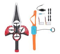 Ejoyous Remote Control Flying Sword, Recognition RC Airplane with Multi Color LED Light and Stable Gyroscope System, for Boys Girls Adults Beginners (Red)