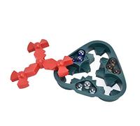 Ejoyous Rotate Pinball Game, ABS Bead Board Toy with Base, Curved Grip for Stress Relief, Concentration Training and Hands On Play for Kids Adults Home Desk Party (12 beads)