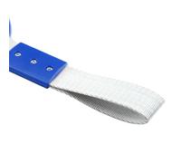 Ejoyous ROUND RING TRAIN BUS HANDLE STRAP CHARM Nylon Material Strong Grip Indoor Outdoor Use (Blue)