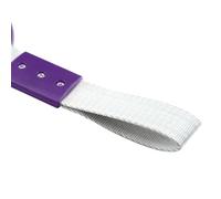 Ejoyous ROUND RING TRAIN BUS HANDLE STRAP CHARM Nylon Material Strong Grip Indoor Outdoor Use (Purple)