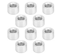 Ejoyous Round Standoff 3501 Series Aluminum Alloy Column Spacer M4 X 0.7mm Anodized Structural Support Shaft for Parallel Plates Corner Gaps Idler Bearing Use 10Pcs (4mm long)