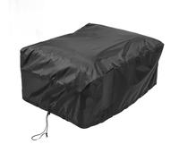 Ejoyous RV AC Cover, 210D Silver Coated Oxford Fabric Air Conditioner Cover with Drawstring, Water Sun Block Dust Protection for RV Camping Vehicle Travel Trailer Motorhome (Large Size: