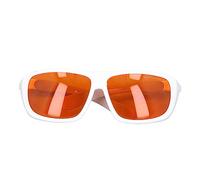 Ejoyous Safety Goggles PC Plastic Protection Glasses 190 to 500nm OD 5+ Fast Light Response Scratch Tolerant Design for Fiber Optic Projects Lab Users (White)