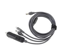 Ejoyous Satellite 3 in 1 DC Power Cable, PVC Copper Satellite DC Power Cable 100W 18AWG Plug and Play with USB C Car Charger Male for Travel Car Outdoor Use (#2)